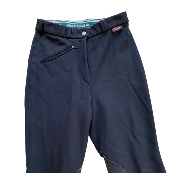 Horka High Rise Black Riding Pants size 10 - Picture 2 of 3